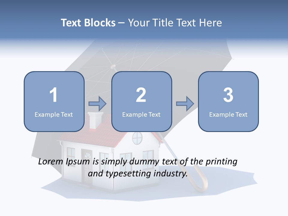 Background House Isolated PowerPoint Template