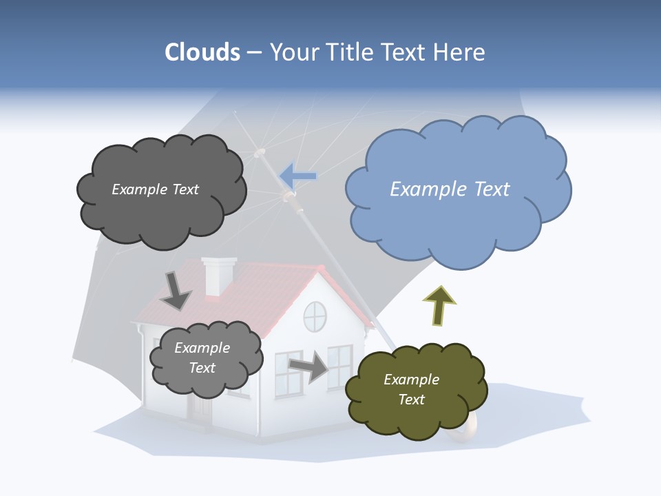 Background House Isolated PowerPoint Template