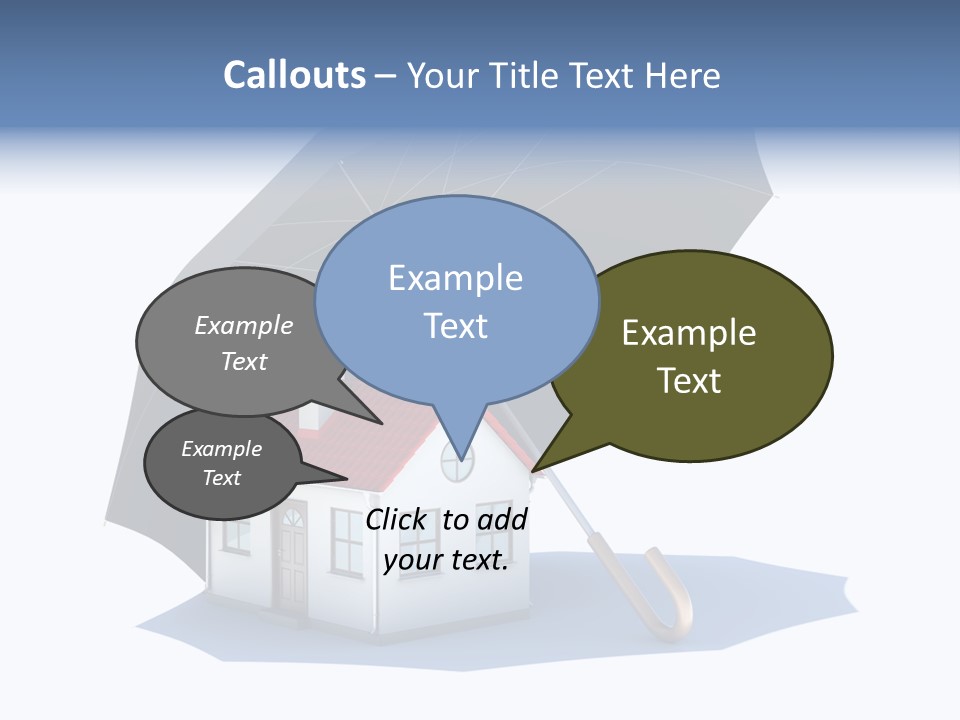 Background House Isolated PowerPoint Template