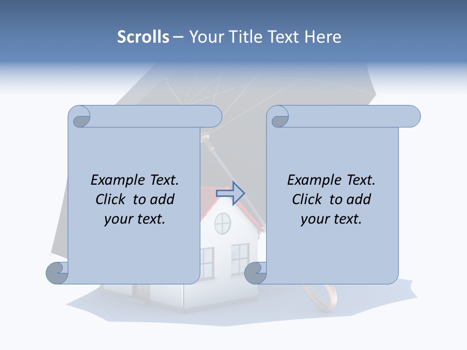 Background House Isolated PowerPoint Template