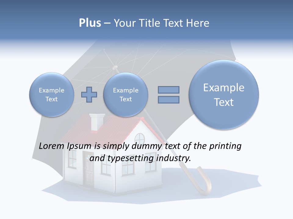 Background House Isolated PowerPoint Template