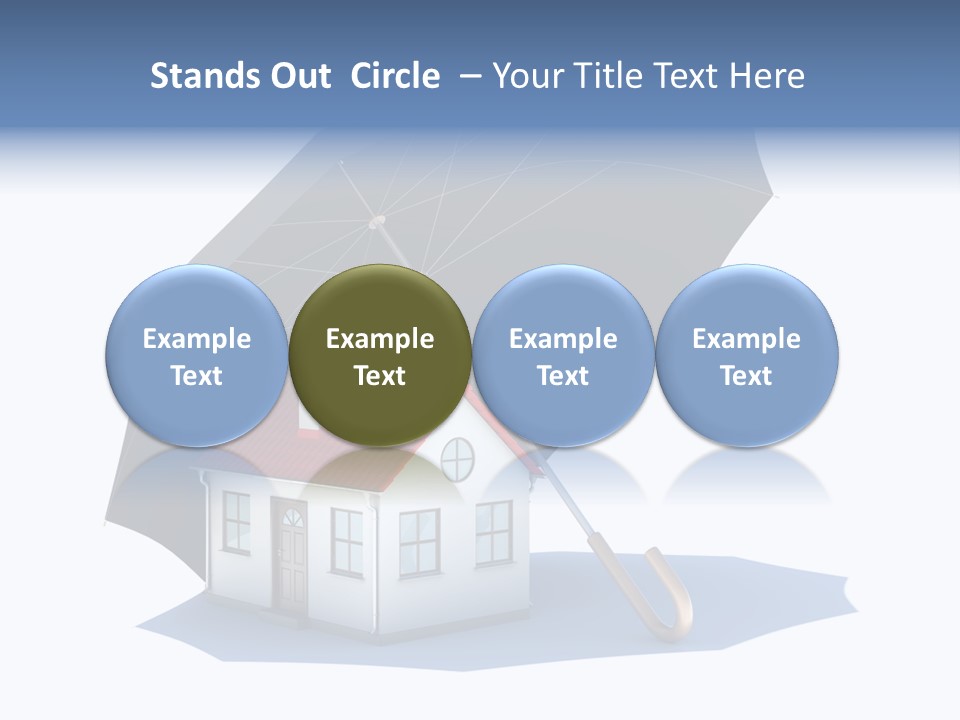 Background House Isolated PowerPoint Template