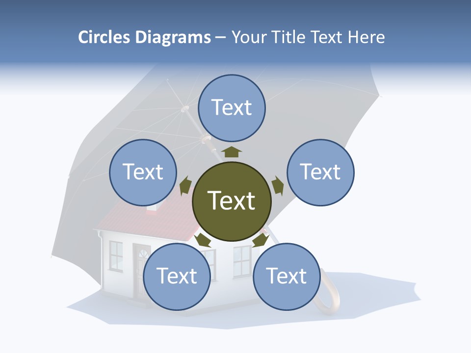 Background House Isolated PowerPoint Template