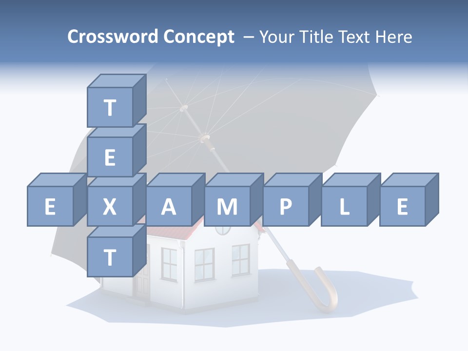 Background House Isolated PowerPoint Template