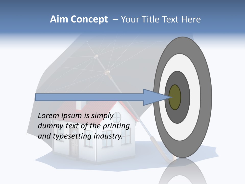 Background House Isolated PowerPoint Template