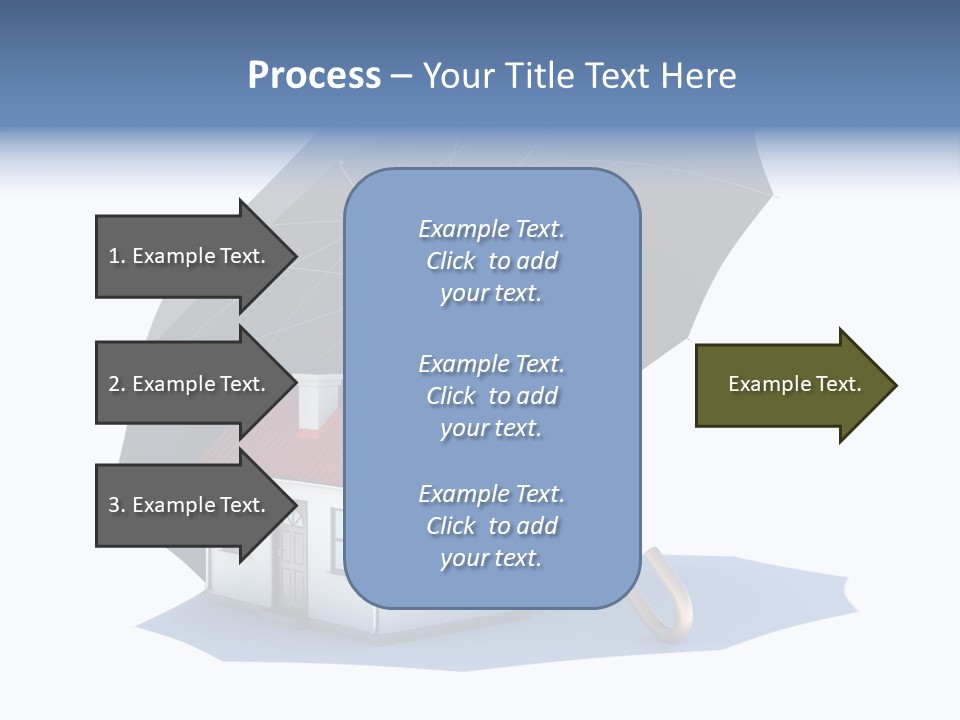Background House Isolated PowerPoint Template