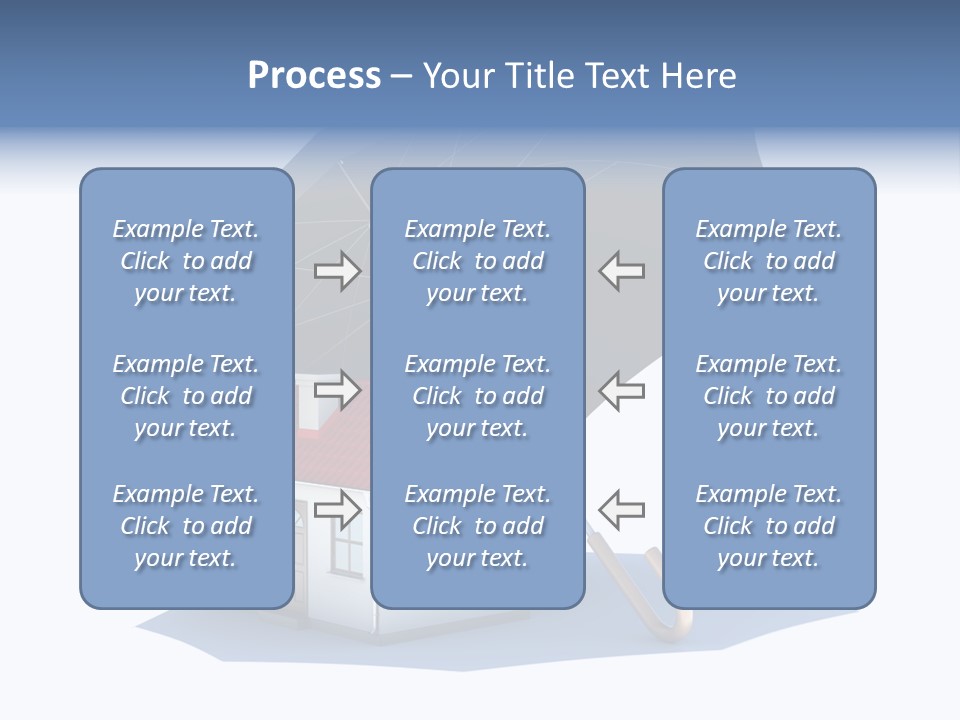 Background House Isolated PowerPoint Template
