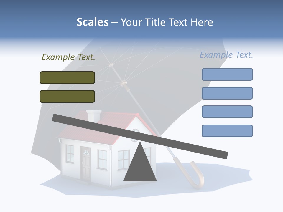 Background House Isolated PowerPoint Template