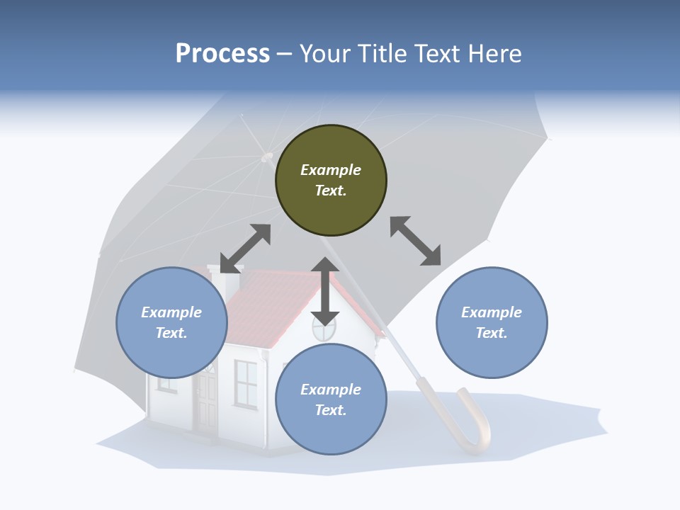 Background House Isolated PowerPoint Template