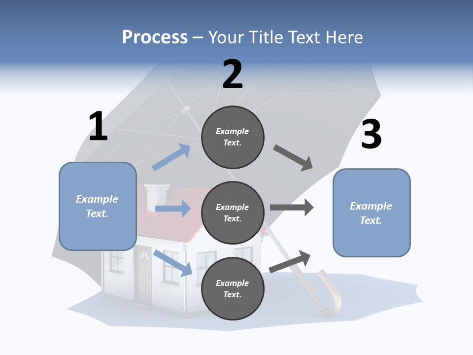 Background House Isolated PowerPoint Template