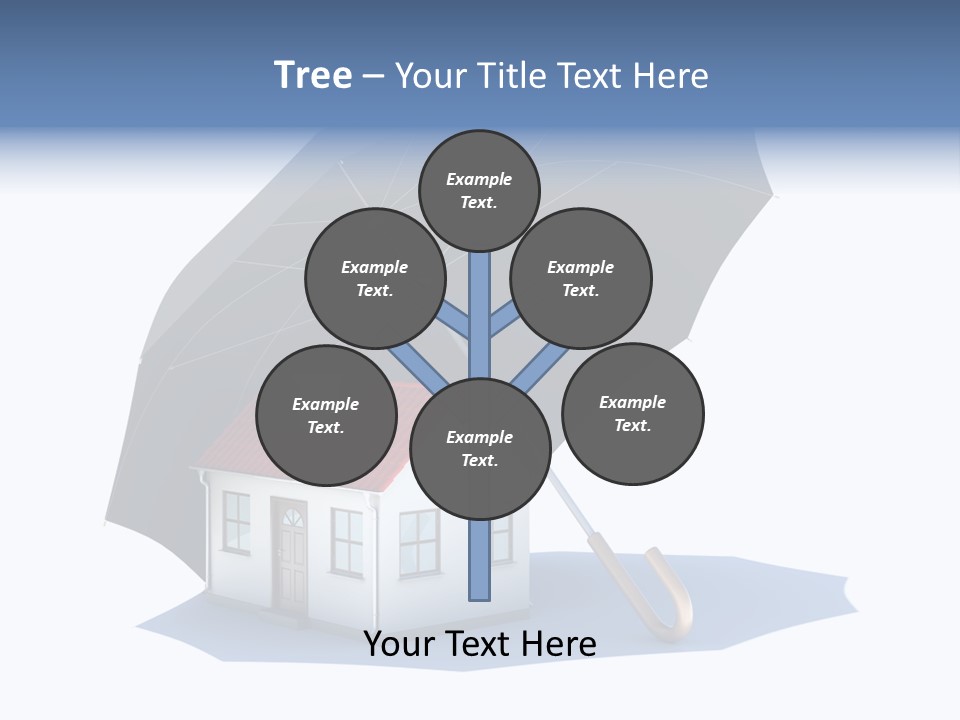 Background House Isolated PowerPoint Template