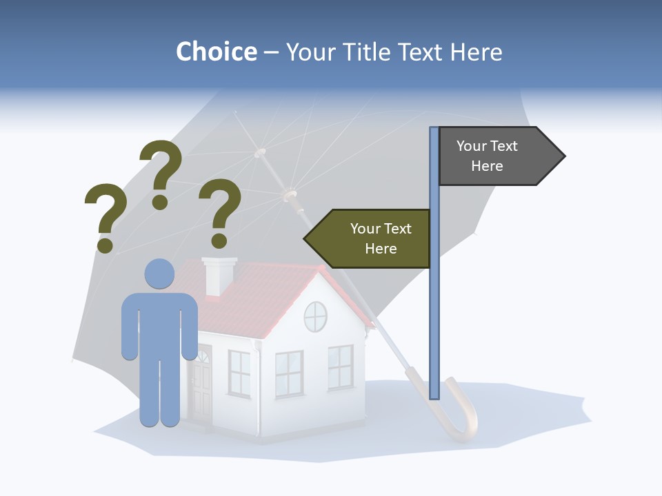 Background House Isolated PowerPoint Template