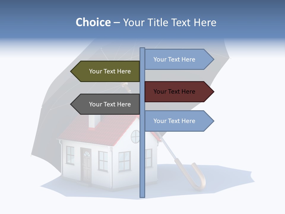 Background House Isolated PowerPoint Template