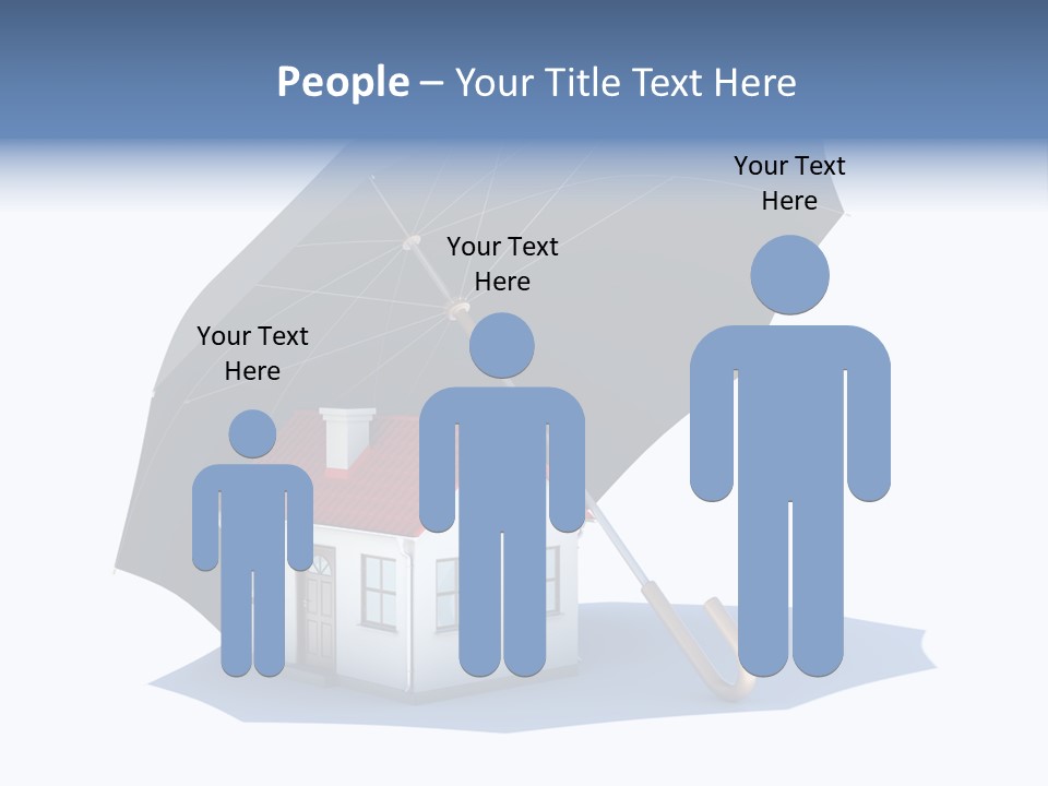 Background House Isolated PowerPoint Template