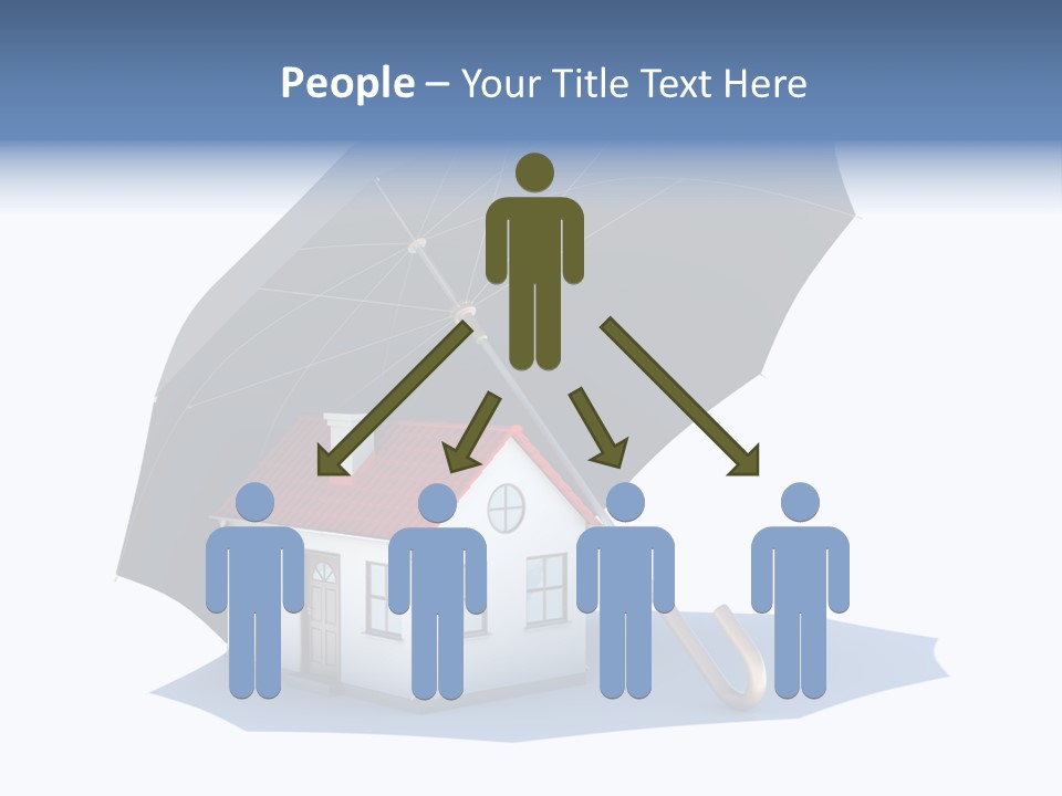 Background House Isolated PowerPoint Template