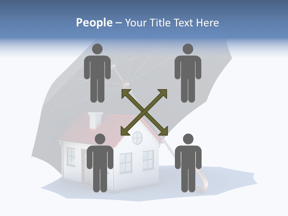 Background House Isolated PowerPoint Template