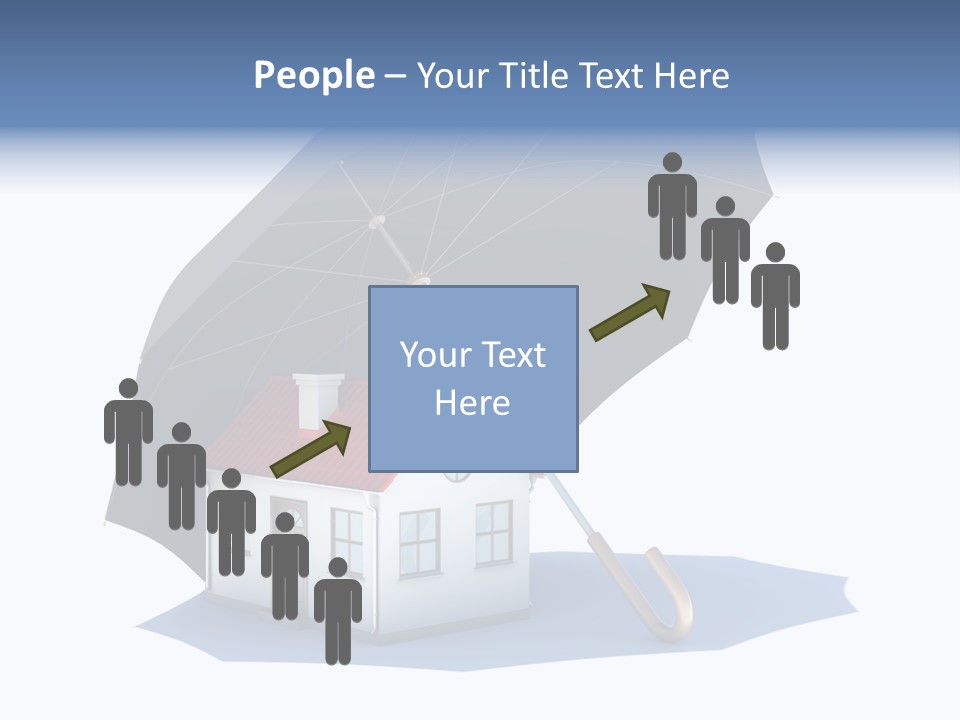 Background House Isolated PowerPoint Template