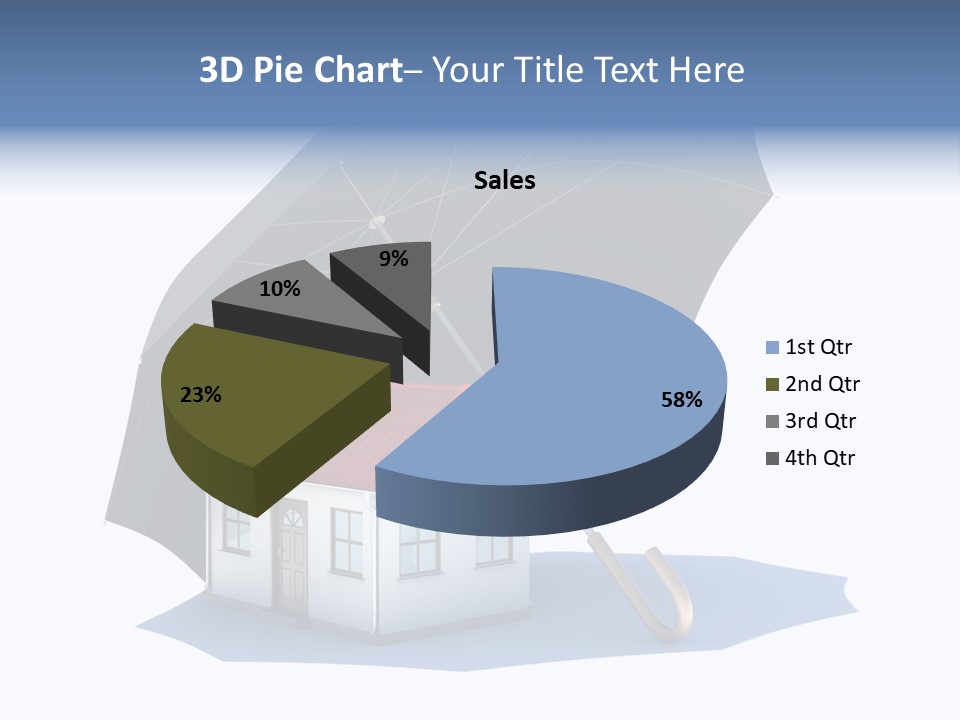 Background House Isolated PowerPoint Template
