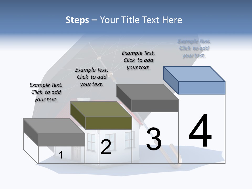 Background House Isolated PowerPoint Template