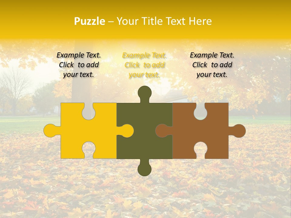 Sun Green Woods PowerPoint Template