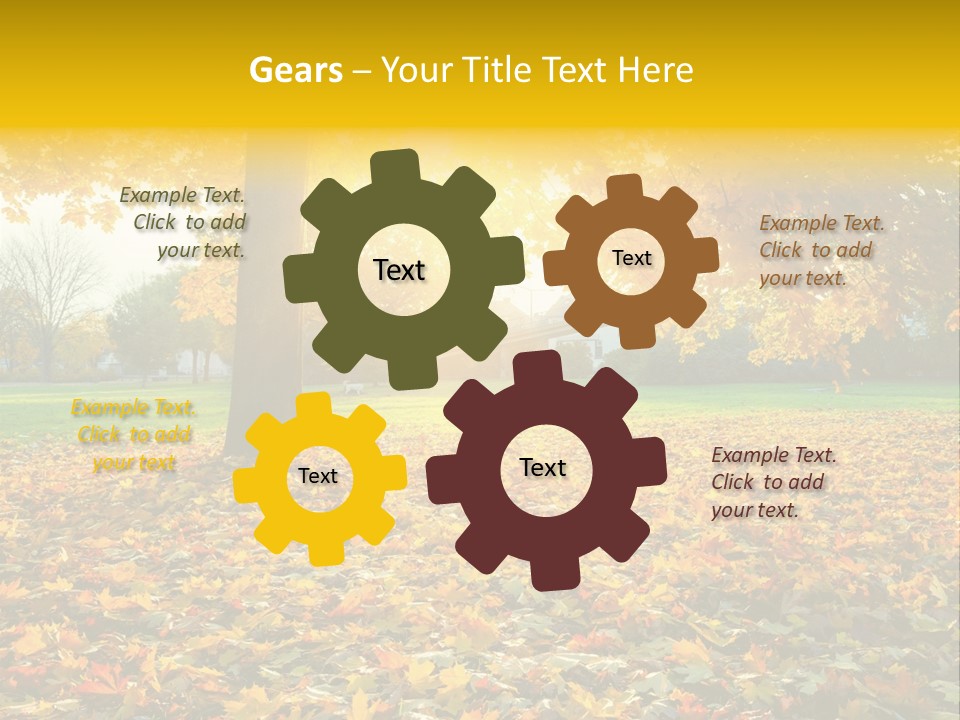 Sun Green Woods PowerPoint Template