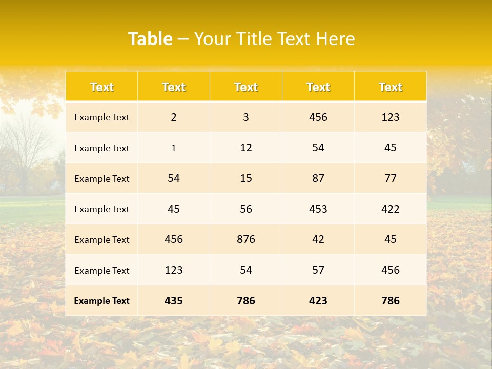 Sun Green Woods PowerPoint Template