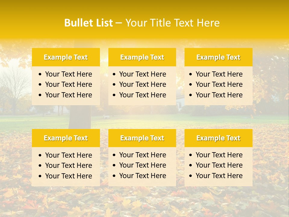Sun Green Woods PowerPoint Template