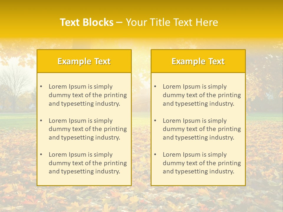 Sun Green Woods PowerPoint Template