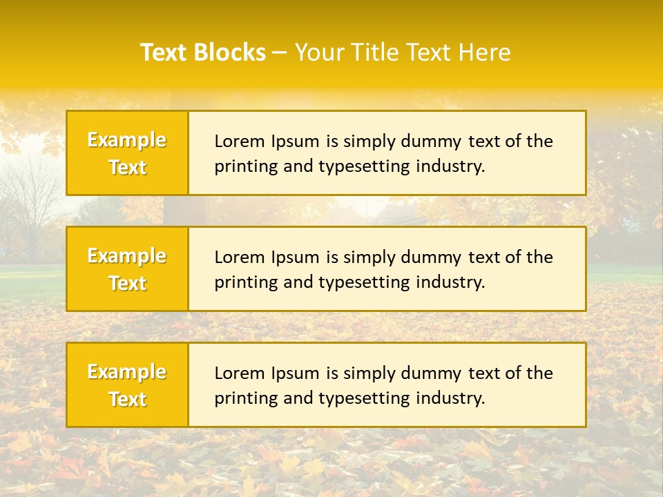 Sun Green Woods PowerPoint Template