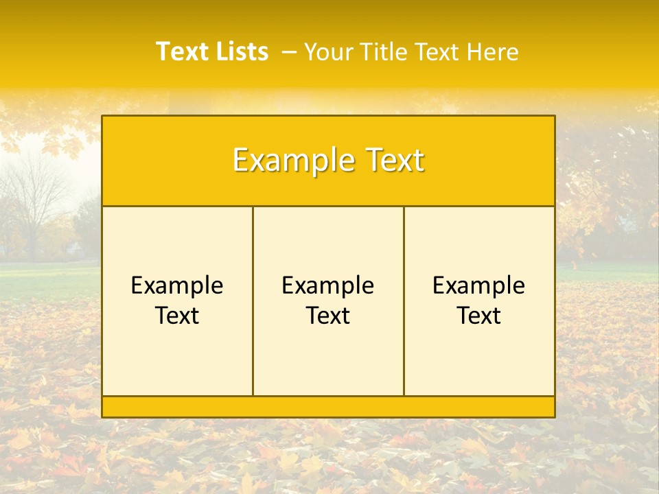 Sun Green Woods PowerPoint Template