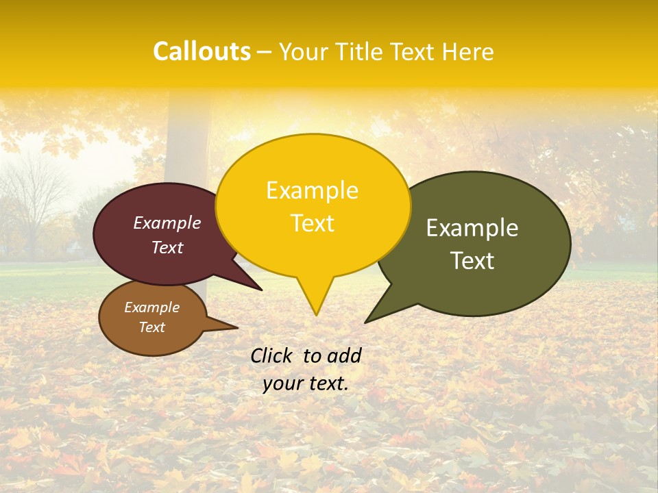 Sun Green Woods PowerPoint Template