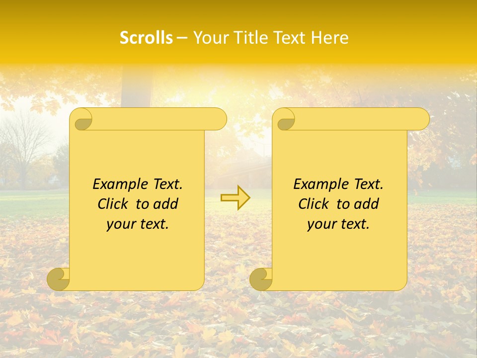 Sun Green Woods PowerPoint Template