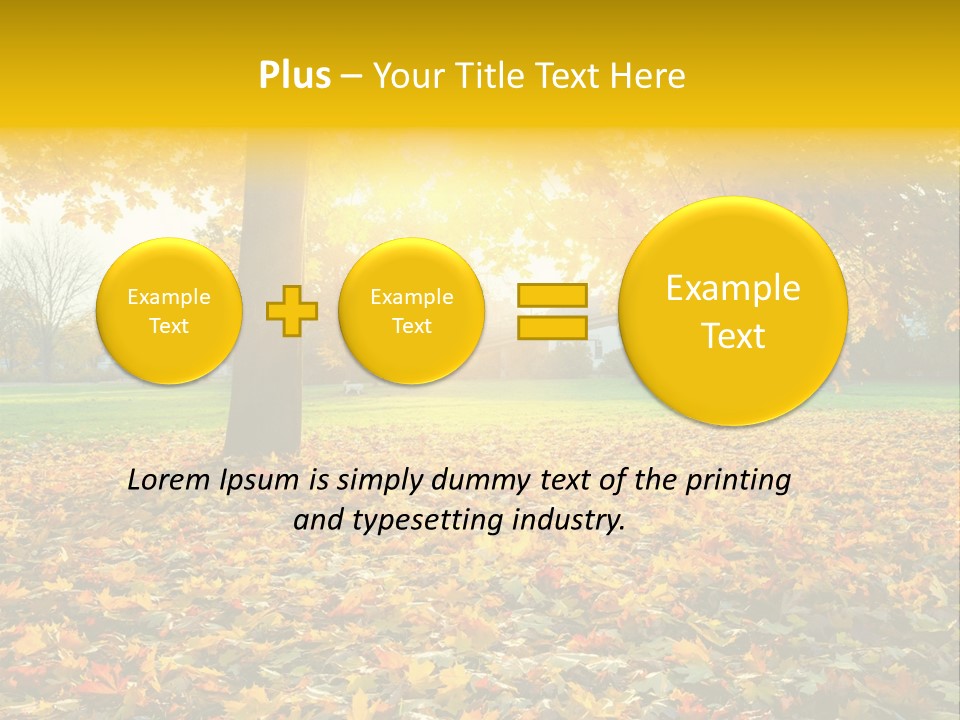 Sun Green Woods PowerPoint Template