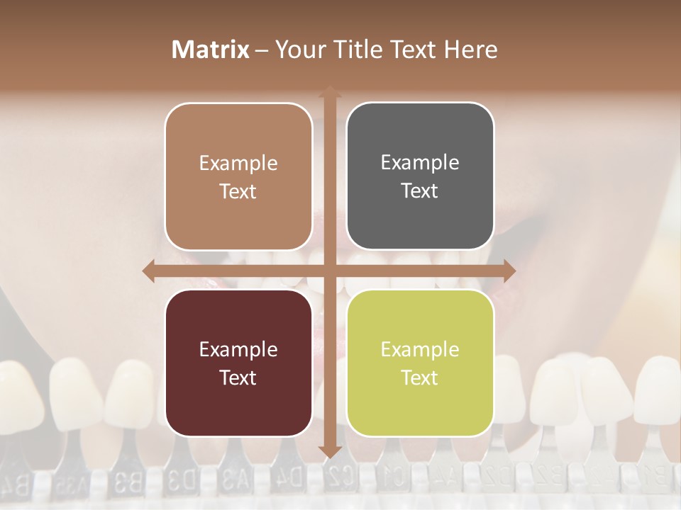 Female Variation Dentist PowerPoint Template