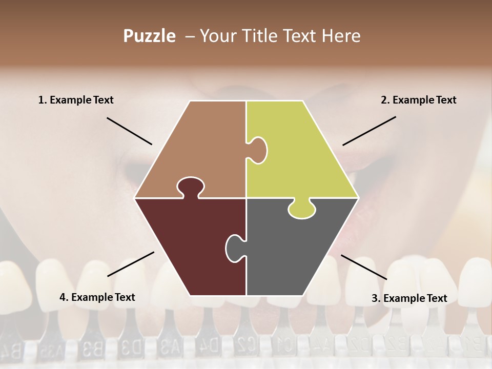 Female Variation Dentist PowerPoint Template