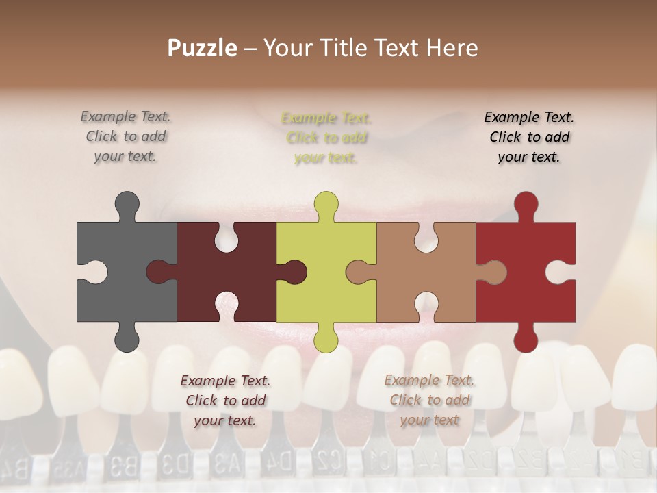 Female Variation Dentist PowerPoint Template