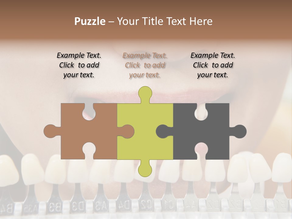 Female Variation Dentist PowerPoint Template