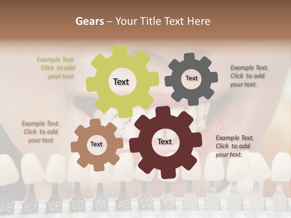 Female Variation Dentist PowerPoint Template