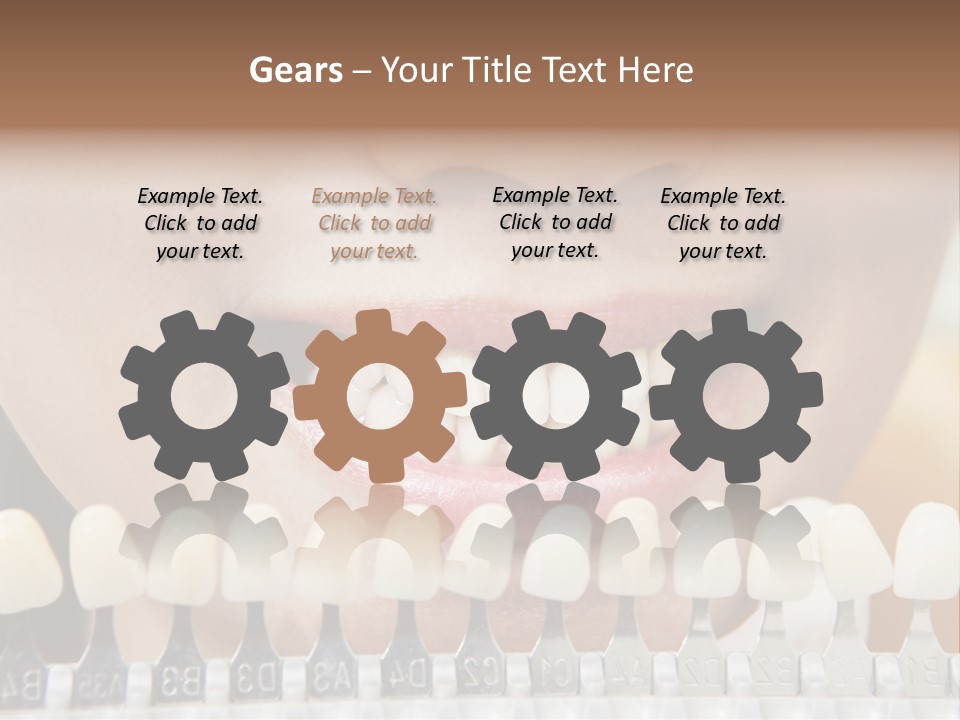 Female Variation Dentist PowerPoint Template