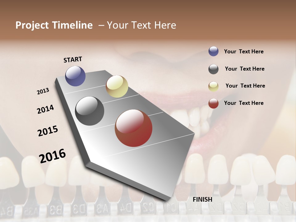 Female Variation Dentist PowerPoint Template