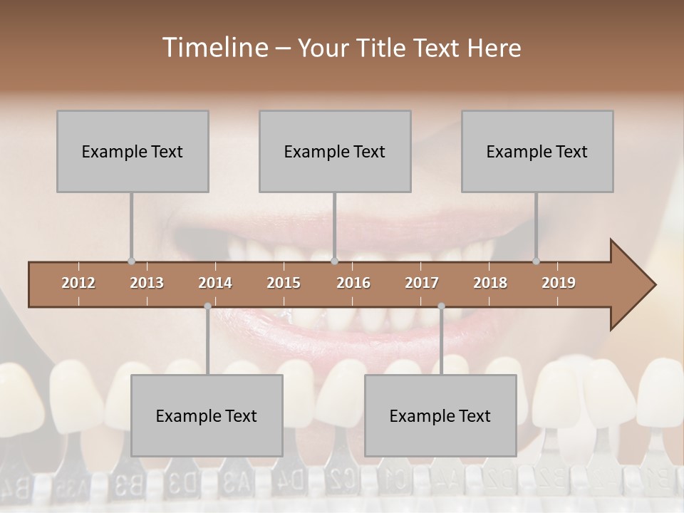 Female Variation Dentist PowerPoint Template