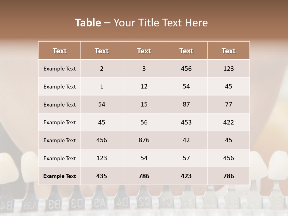 Female Variation Dentist PowerPoint Template
