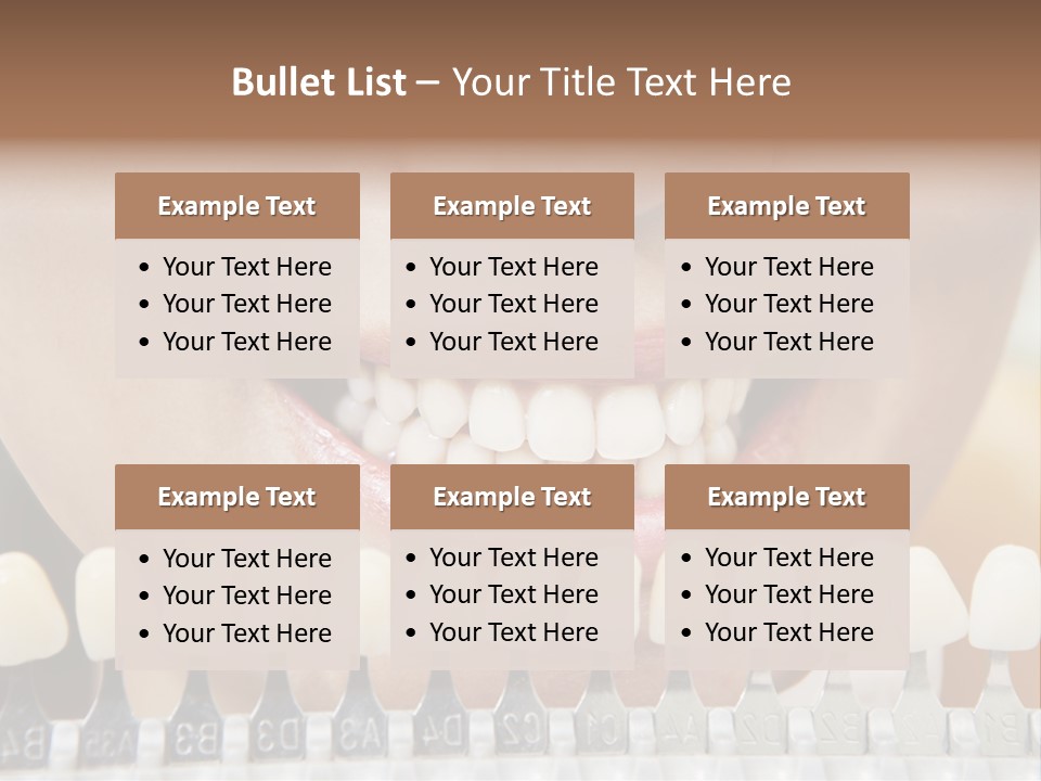 Female Variation Dentist PowerPoint Template