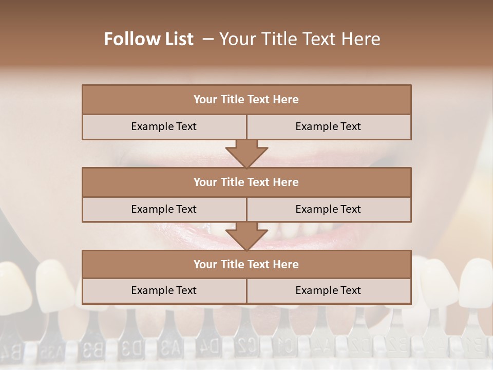 Female Variation Dentist PowerPoint Template