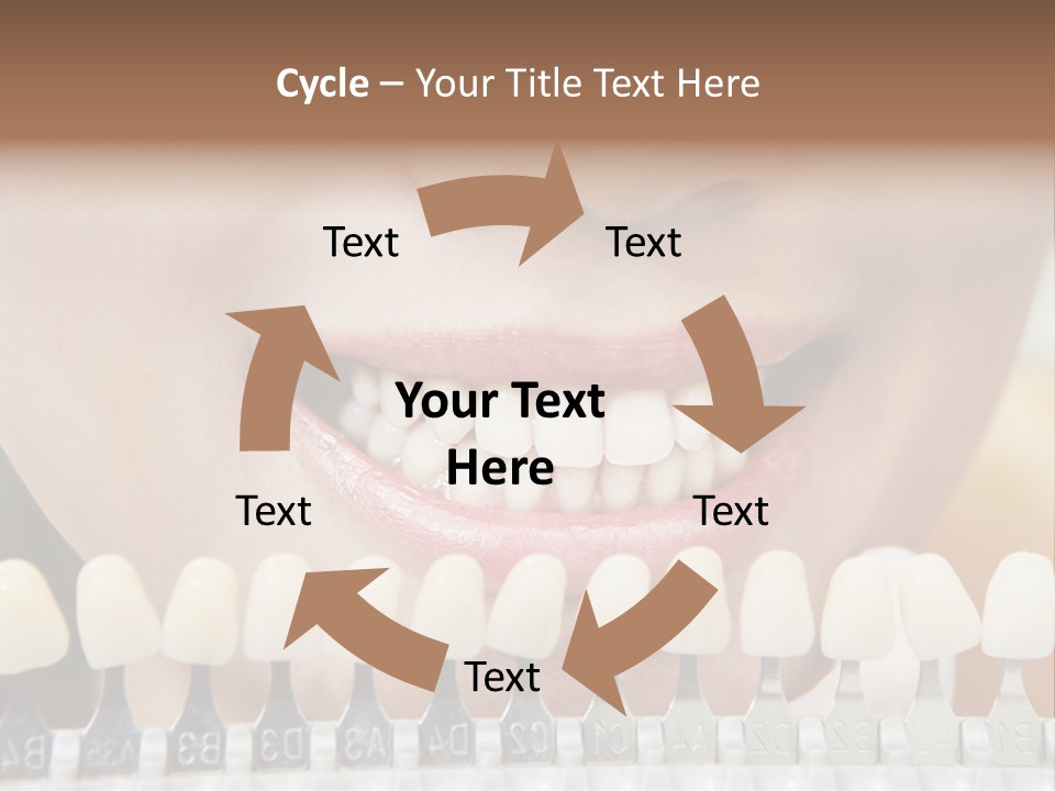 Female Variation Dentist PowerPoint Template