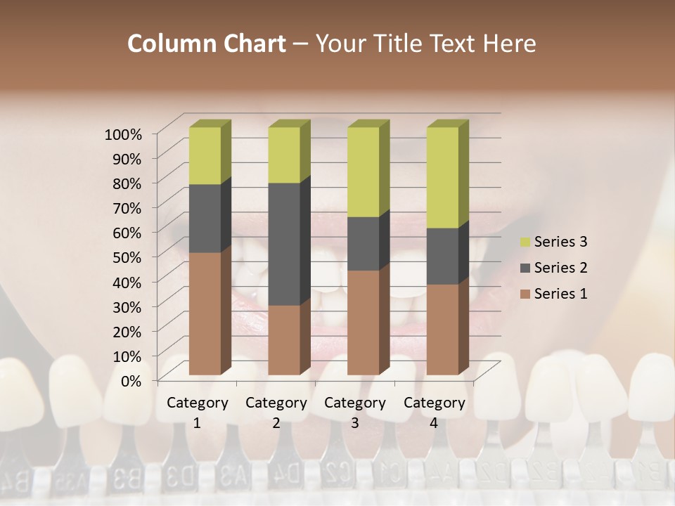 Female Variation Dentist PowerPoint Template