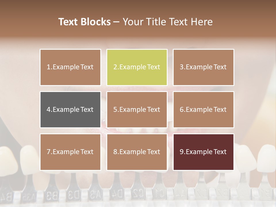 Female Variation Dentist PowerPoint Template