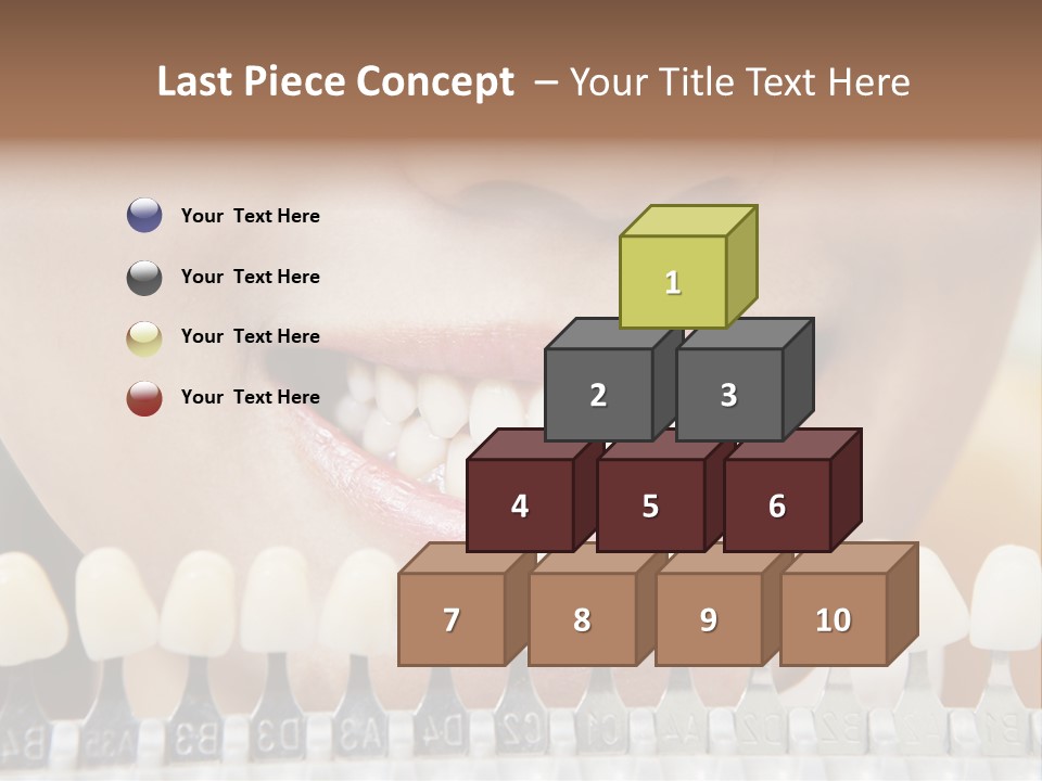 Female Variation Dentist PowerPoint Template