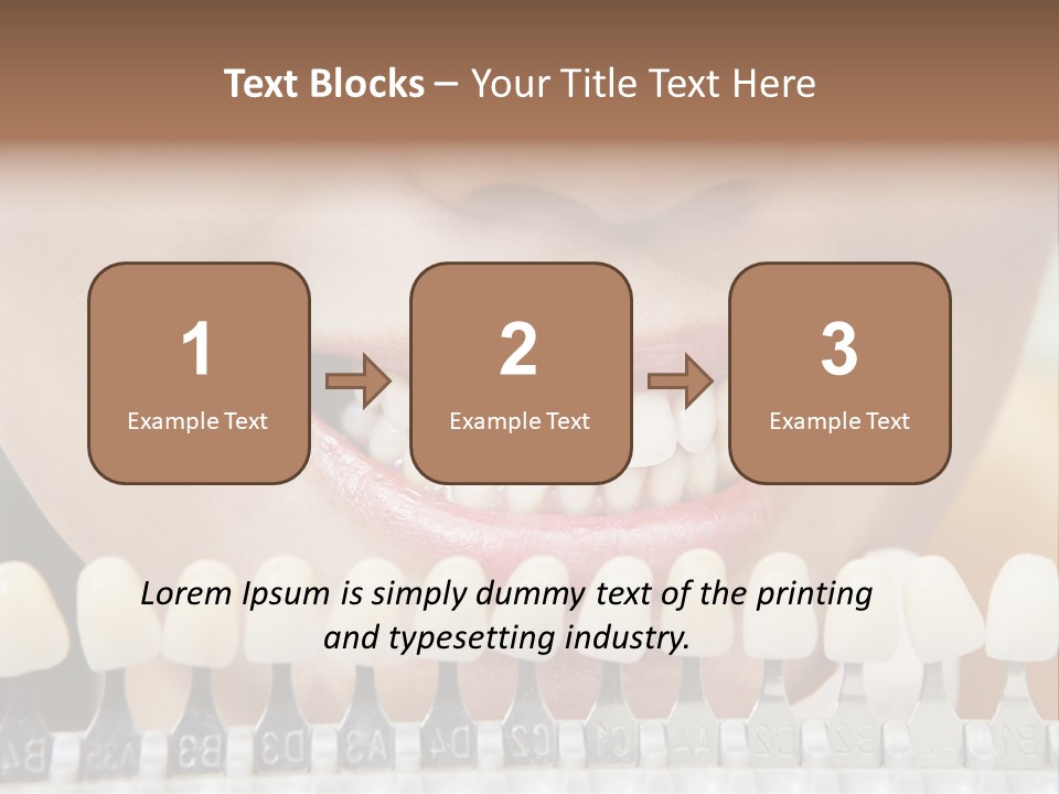 Female Variation Dentist PowerPoint Template