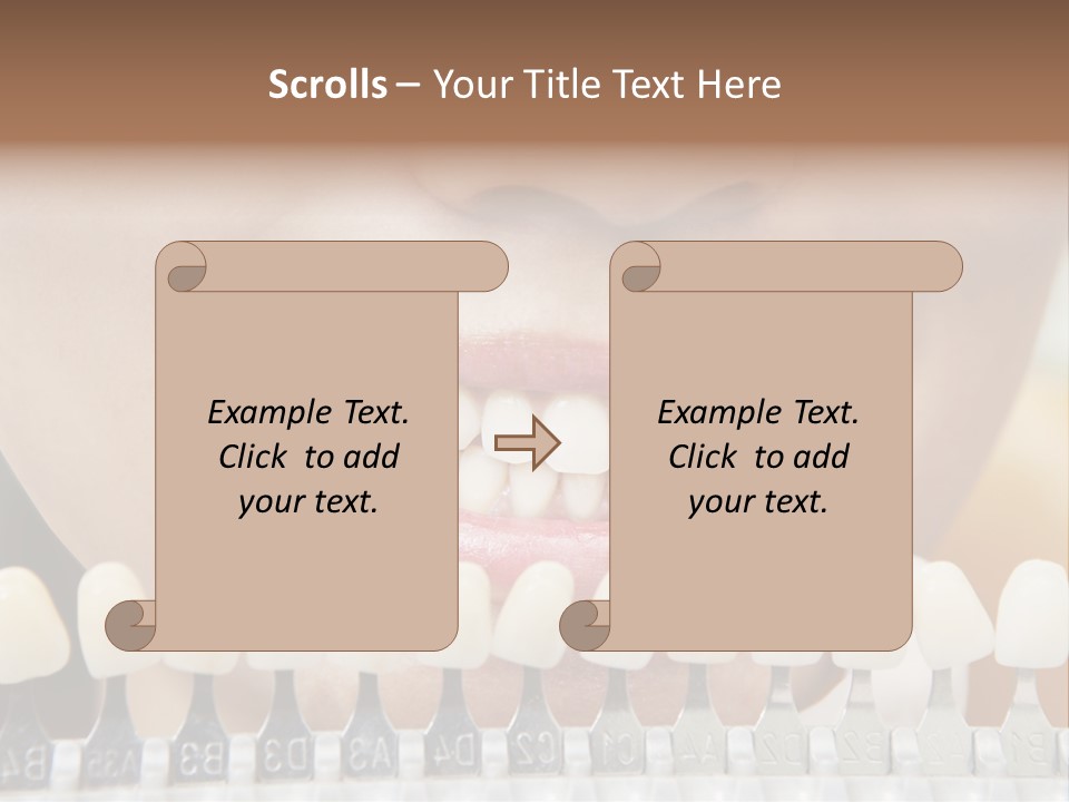 Female Variation Dentist PowerPoint Template